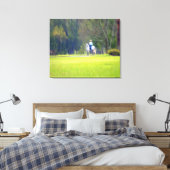 雨の中のリジン キャンバスプリント (インサイチュ (寝室))