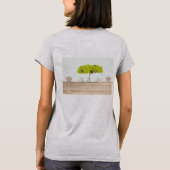 雨の中の三羽の鳥 Tシャツ (裏面)