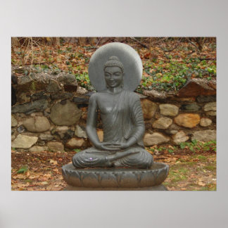 雨の中の仏 ポスター