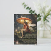 雨の中の妖精の国 ポストカード (スタンド正面)