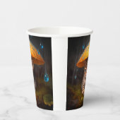 雨の中の子猫 紙コップ (左)