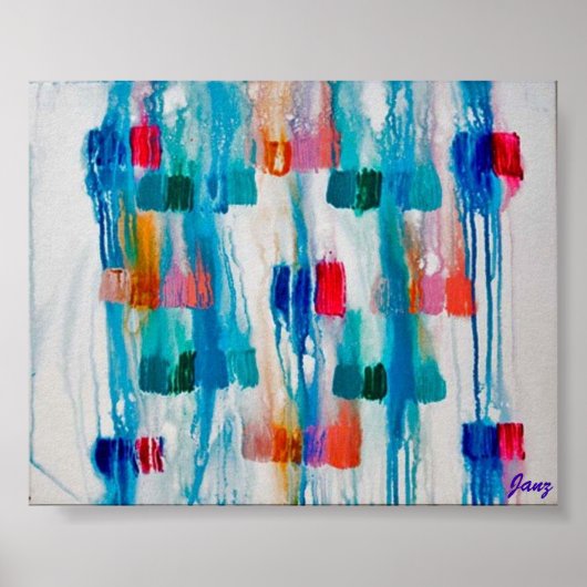 雨の中の明かり ポスター (正面)