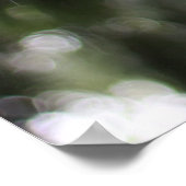 雨の中の春の木 ポスター (角)