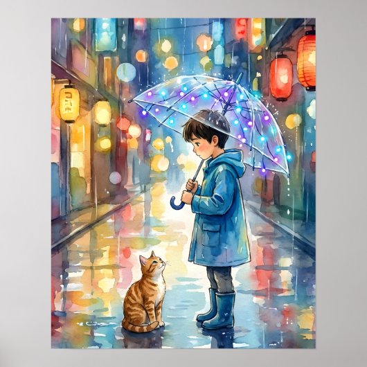 雨の中の最高の友達 ポスター (正面)