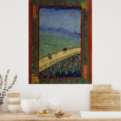 雨の中の橋 ポスター (キッチン)