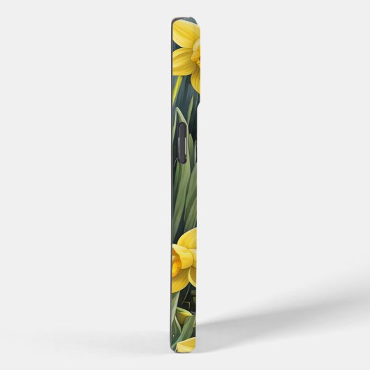 雨の中の水仙の庭にネズミ Case-Mate iPhoneケース (裏面 / 右)