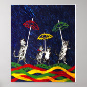 雨の中の猫 ポスター (正面)