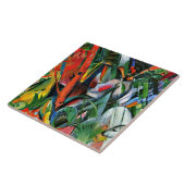 『雨の中の絵画フランツ・マルク』 タイル (側面)