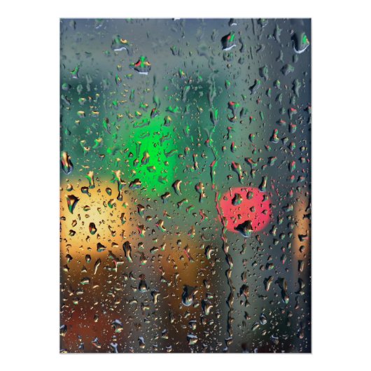 雨の中の美しい景色 ポスター (正面)