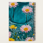 雨の中の花イエス・ジャーナルと時間を過ごす ノートブック (裏面)