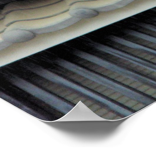 雨の中の花 ポスター (角)