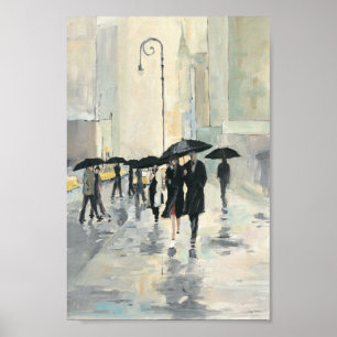 雨の中の都市 ポスター