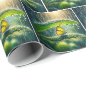 雨の中の黄色い蝶 ラッピングペーパー (ロールコーナー)