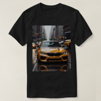 雨の中のBMW M3 - New York City Performance T-S Tシャツ