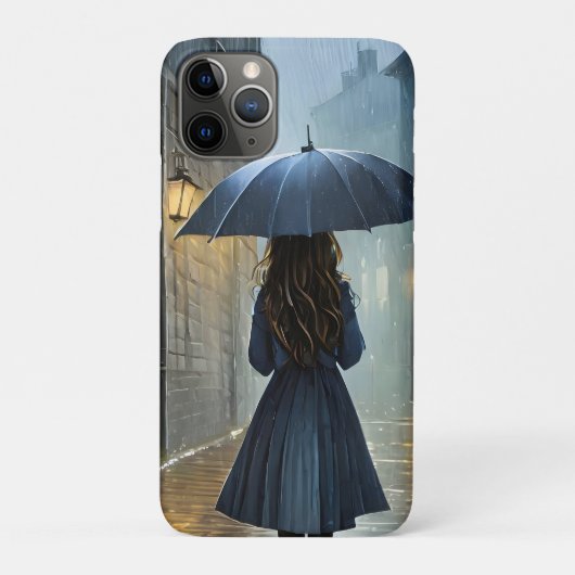 雨の中を歩く Case-Mate iPhoneケース (裏)