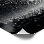 雨の中を駆ける白馬のドラマチックな姿 ポスター (コーナー)