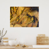 雨の中紅葉 ポスター (キッチン)