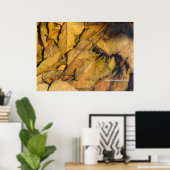 雨の中紅葉 ポスター (ホームオフィス)