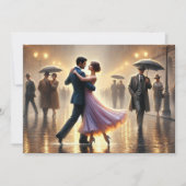 雨の中踊るカップル シーズンカード (正面)