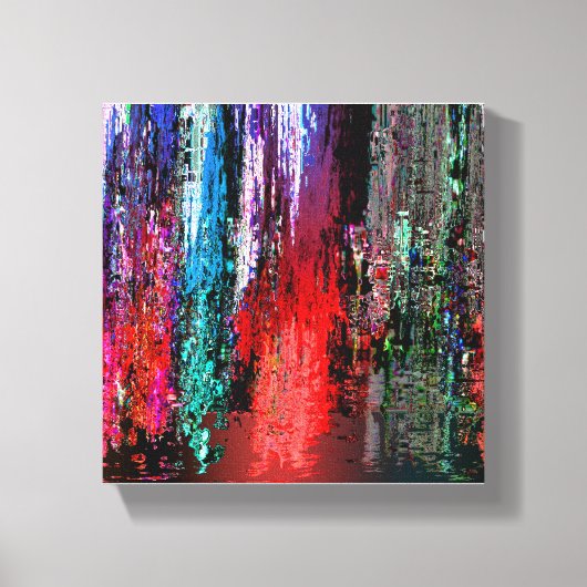 雨の中 キャンバスプリント (正面)