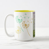 雨の中（ドリンクウェア） ツートーンマグカップ (左)