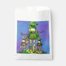 雨の中 フェイバーバッグ