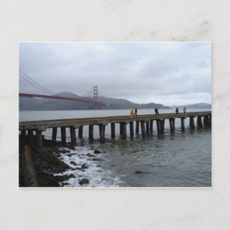 雨の中 ポストカード