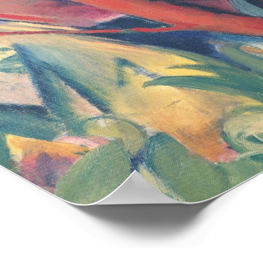 雨の中、1912年 ポスター (角)