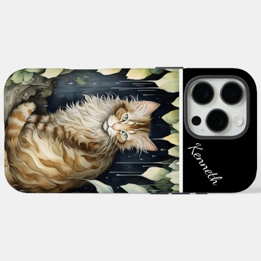 雨の中 Case-Mate iPhoneケース (裏面 (横))