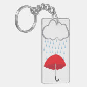 雨の傘 キーホルダー (正面左)