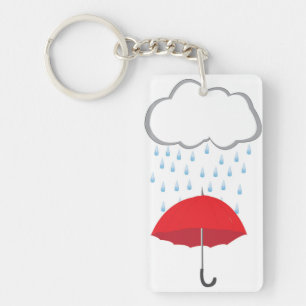 雨の傘 キーホルダー