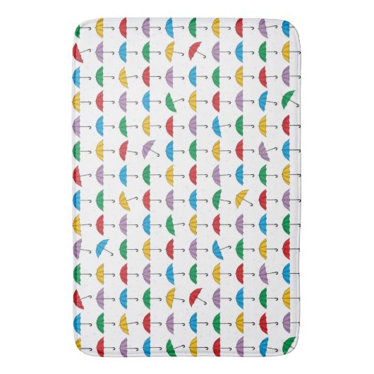 雨の傘 バスマット (正面縦)