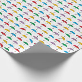 雨の傘 ラッピングペーパー (角)