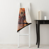 雨の多い町のカフェに金色の夕日の光 シェルパブランケット (インサイチュ)