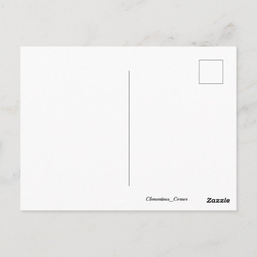 雨の夜 ポストカード (裏面)