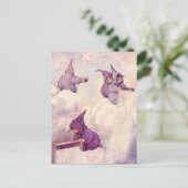 雨の妖精の国が雨を降らせる ポストカード (スタンド正面)