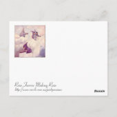 雨の妖精の国が雨を降らせる ポストカード (裏面)