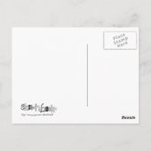 雨の常にダンス ポストカード (裏面)