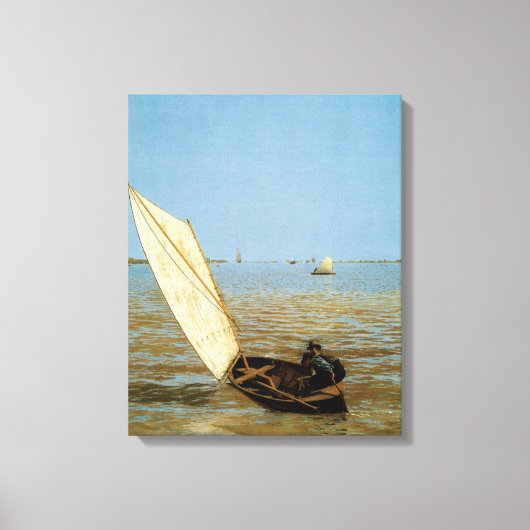 雨の後から出発 キャンバスプリント (正面)