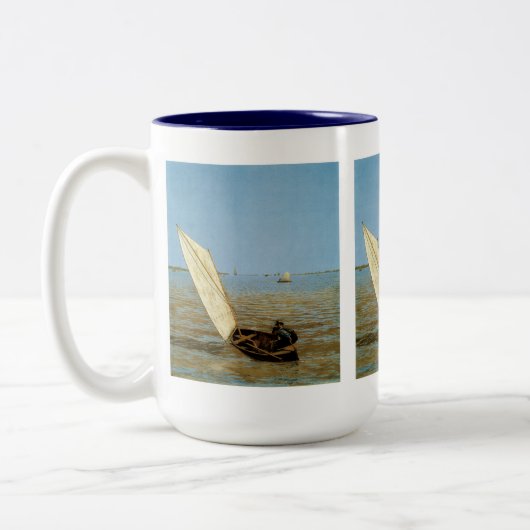 雨の後から出発 ツートーンマグカップ (左)