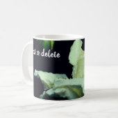 雨の後のローズブパーソナライズされたド コーヒーマグカップ (正面左)