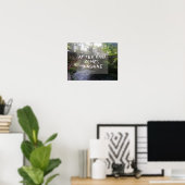 雨の後の日来照諺ブリッジのポスター ポスター (ホームオフィス)