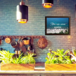 雨の後の日来照諺ポスター ポスター