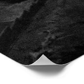 雨の後の白いポピー ポスター (角)