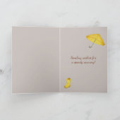 雨の後の黄色いギアが好調に カード (内部)