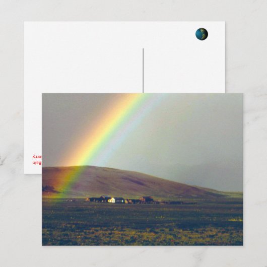 雨の後のSan Luisの谷 ポストカード (正面/裏面)