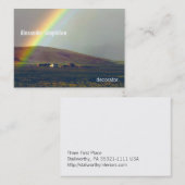 雨の後のSan Luisの谷 名刺 (正面/裏面)