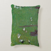 雨の後、ガーデンチキンバイグスタフクリムト アクセントクッション (裏面(縦))