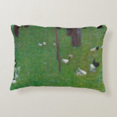 雨の後、ガーデンチキンバイグスタフクリムト アクセントクッション (裏面)