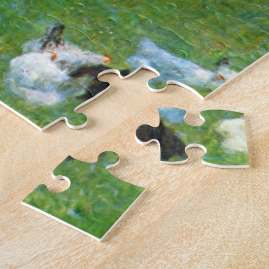 雨の後、ガーデンチキンバイグスタフクリムト ジグソーパズル (側面)